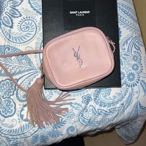 YSL rose pink camera bag